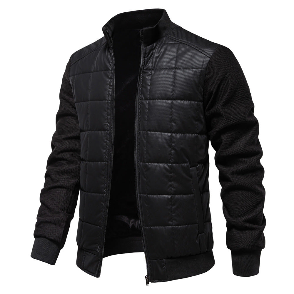 Fashion Stitching Coat Winter