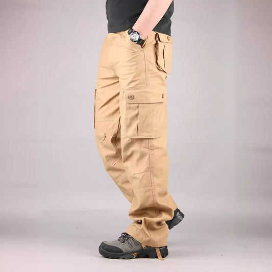 Multi-pocket Men's Casual Loose Labor Protection Pants