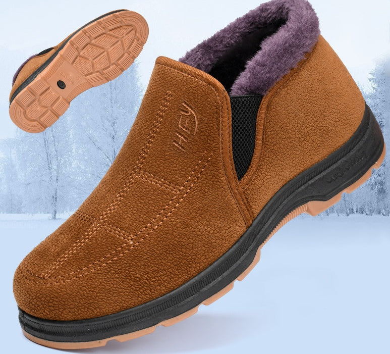 Cotton-padded Shoes Men Winter Velvet And Thick Male Warm