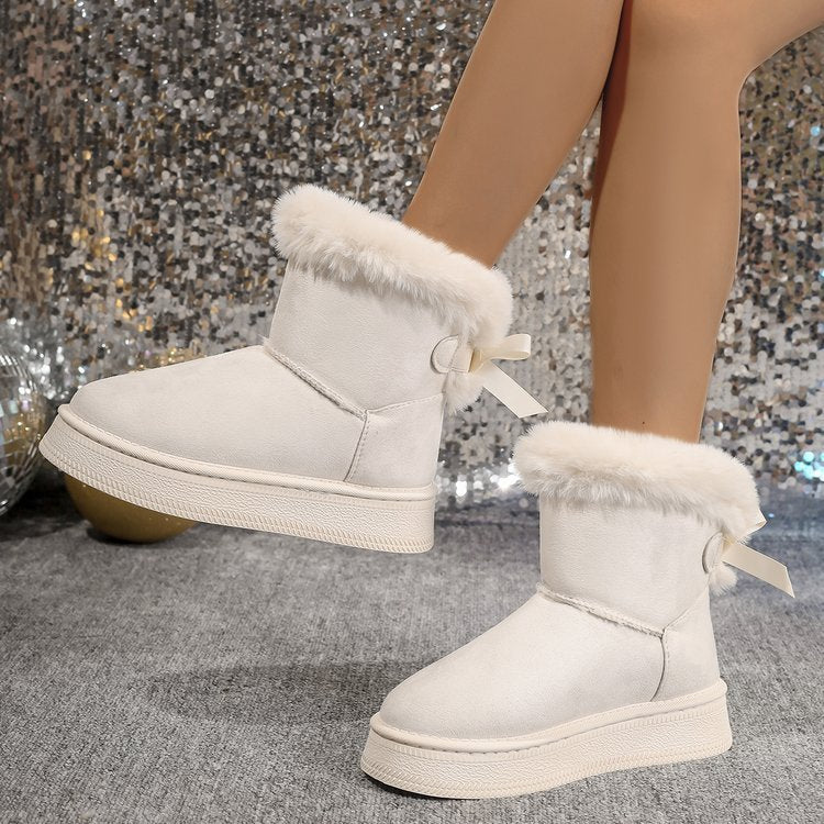 Winter Snow Boots For Women Casual Warm Plush Short Boot