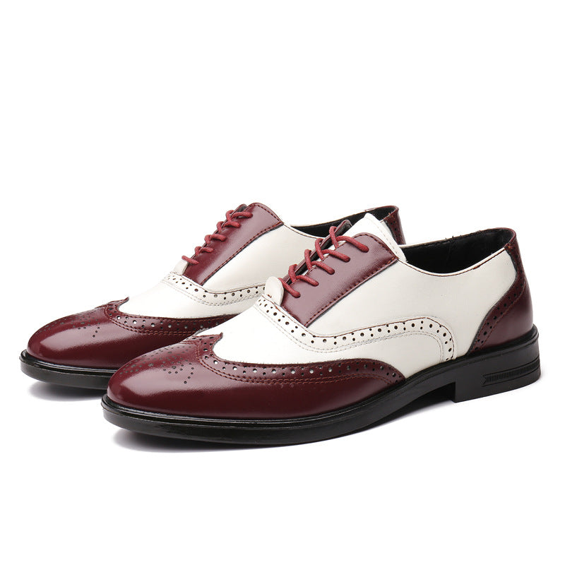 Business Formal Wear Casual Carved Men's Leather Shoes