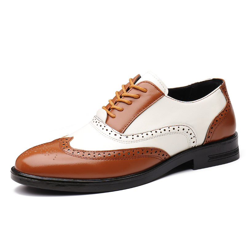 Business Formal Wear Casual Carved Men's Leather Shoes