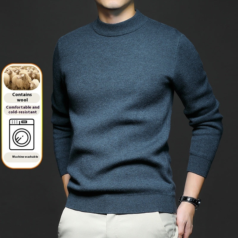 Men's Knitted Long Sleeve Sweater